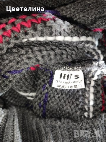 Дамска туника от акрил в сиво размер S цена 45 лв., снимка 7 - Туники - 42639562