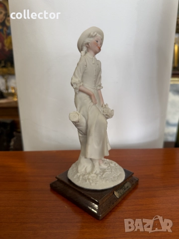 Френска женска фигура на момиче - Auro Belcari. №7384, снимка 4 - Колекции - 51880753