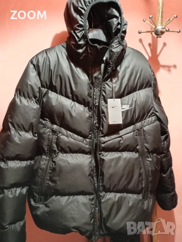 NIKE Унисекс зимно яке /с качулка/, снимка 2 - Якета - 52706956