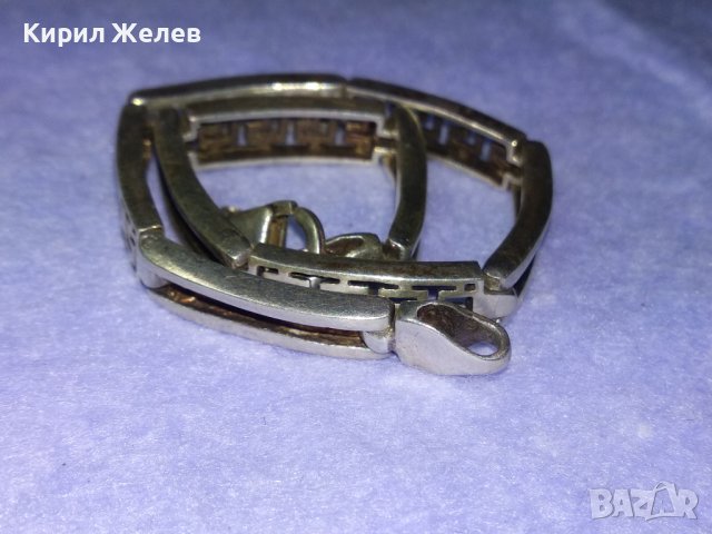 КРАСИВА СРЕБЪРНА ГРИВНА СРЕБРО 925 АЖУРНА ВЕРСАЧЕ ОРНАМЕНТИКА НУЖДА от ХАЛКИЧКАна ЗАКОПЧАЛКАТА 39997, снимка 12 - Гривни - 42655802