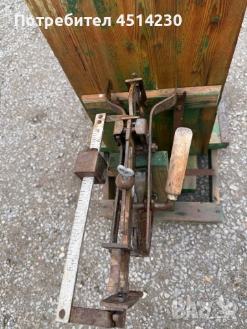 Стара механична платформена везна – ретро индустриален стил, снимка 3 - Везни - 54172072