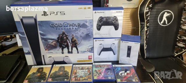 Ново !!! Конзола Sony Playstation 5 God of War + PS5 ПАКЕТ С ИГРИ, снимка 8 - PlayStation конзоли - 39077561