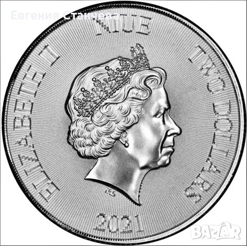 инвестиционно сребро 1 унция робин худ 2021, снимка 2 - Нумизматика и бонистика - 42756244