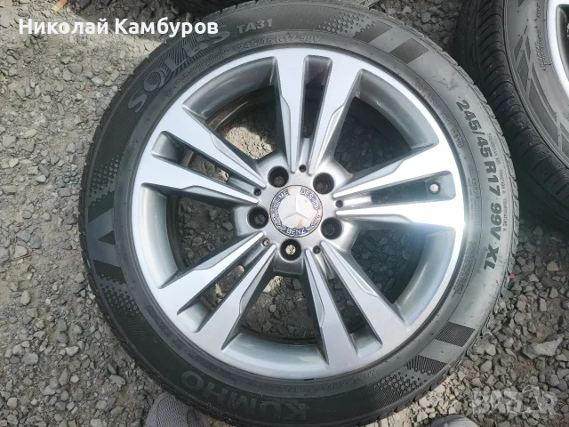 Ал.джанти 17"5х112 8J ET48 за Мерцедес, снимка 3 - Гуми и джанти - 56139577