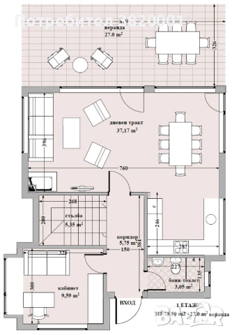 БЕЗ КОМИСИОНА КЪЩА 277 М² С ОТДЕЛЕН АПАРТАМЕНТ, снимка 6 - Къщи - 51282578