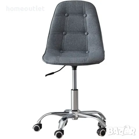 Офис стол / Стол за бюро C-K-DC-0099GY, снимка 5 - Столове - 35043497