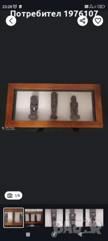 Дърворезба Тики богове на плодородието, снимка 2 - Декорация за дома - 51334281