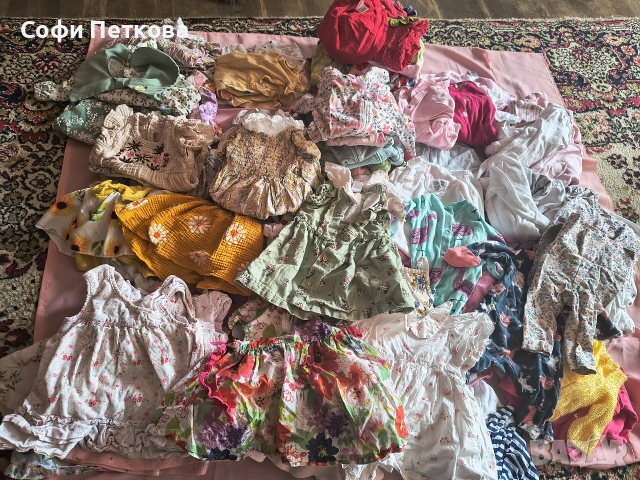 Дрешки за момиче 0-6 месеца, снимка 16 - Комплекти за бебе - 53945543