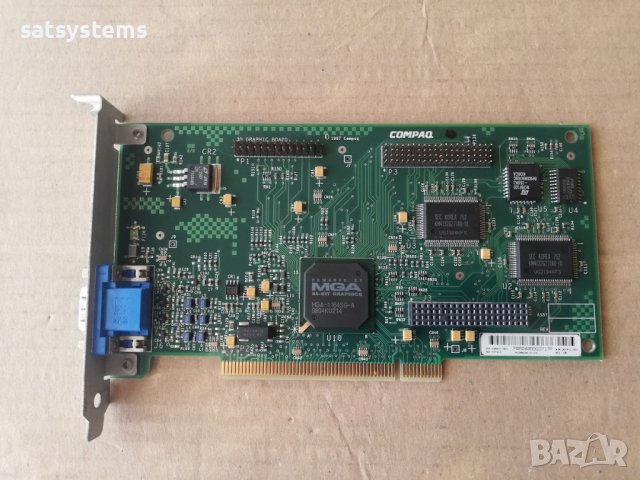 Видео карта COMPAQ 3D GRAPHIC BOARD 2MB PCI, снимка 1 - Видеокарти - 40117637