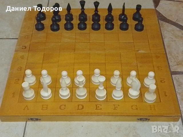 Стар шах- 34 х 34см. , снимка 4 - Колекции - 50728170