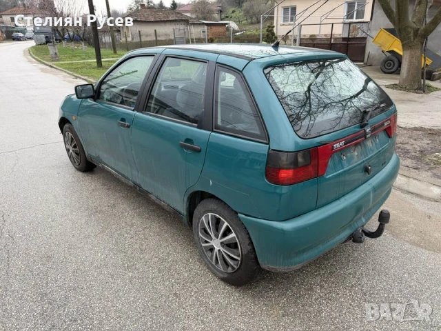 цяла бъги seat ibiza 1.4 60кс  клима БЕНЗИН за селски туризъм 300 евро колата пали и върви може и ця, снимка 11 - Автомобили и джипове - 54119935