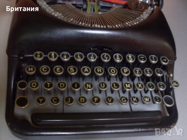 Стара американска пишеща машина с куфар- Ремингтон., снимка 11 - Антикварни и старинни предмети - 51622578