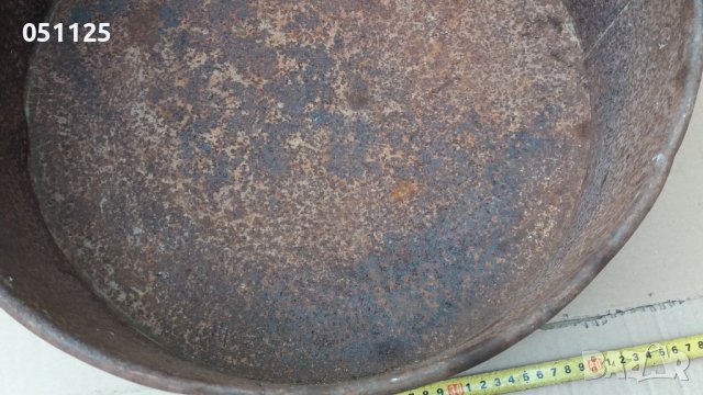 стара масивна метална тава , снимка 8 - Антикварни и старинни предмети - 40788635