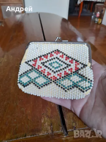 Старо мънистено портмоне #10, снимка 4 - Други ценни предмети - 49225091