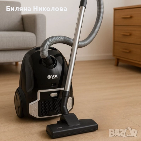 Прахосмукачка VOX SL-308, 800W, с торба, снимка 3 - Прахосмукачки - 52564998