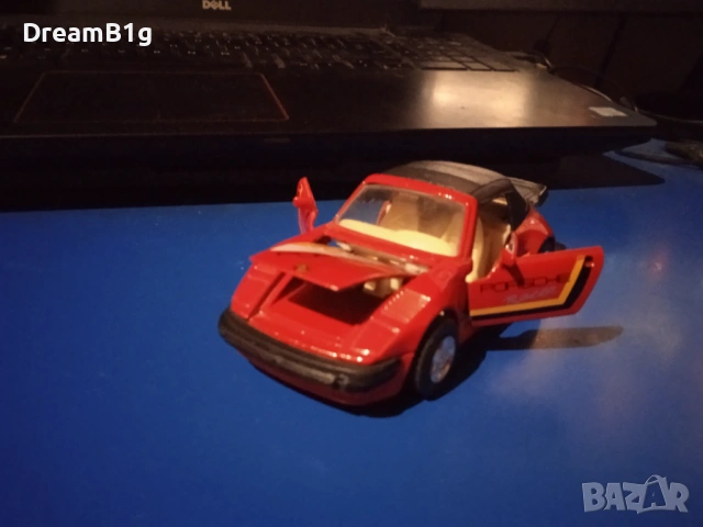 Ретро Модел Porsche 911 (930) Turbo Flatnose – Vintage Welly (25+ г.)