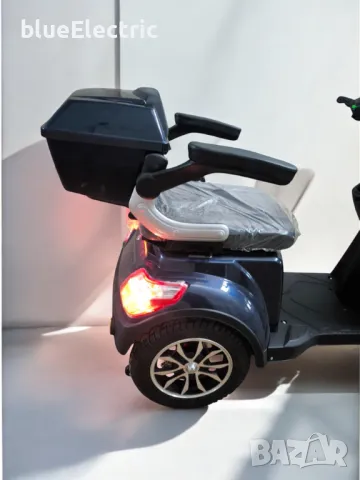 Електрическа Триколка blueElectric BM1-LUX 2000W | 60V | 24Ah | BLUE/GRAY, снимка 7 - Мотоциклети и мототехника - 49745653