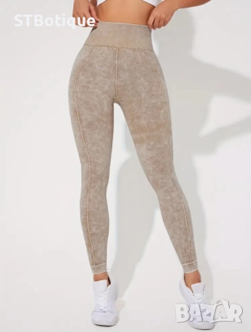 🖤 Дамски Високи Йога Панталони с Антиплъзгащо Покритие – STBoutique 🖤, снимка 10 - Клинове - 52009423