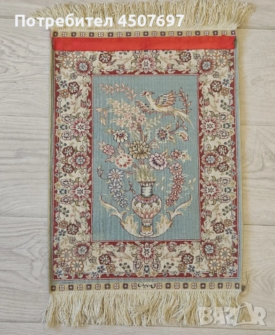 Килим Hereke Копринено Искуство., снимка 3 - Антикварни и старинни предмети - 53035623