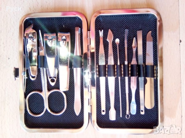 Несесер Комплексна грижа за нокти 12 в 1, снимка 4 - Продукти за маникюр - 24621611