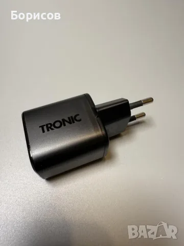 ЧИСТО НОВО КОМПАКТНО БЪРЗО ЗАРЯДНО TRONIC-20W,TYPE C, снимка 4 - Оригинални зарядни - 55896866