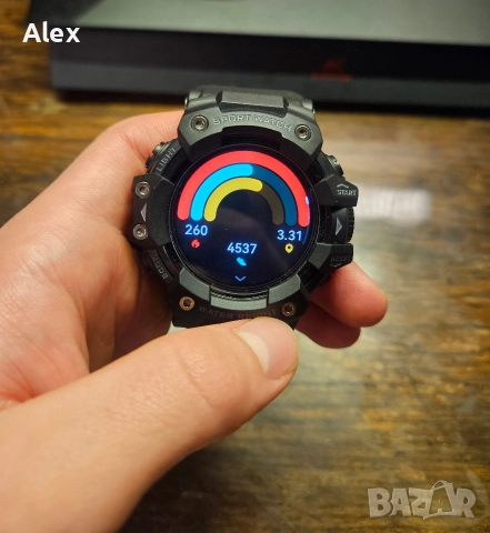 Масивен Military Smart Watch – Чисто Нов, Обаждания, Водоустойчив, снимка 3 - Смарт часовници - 52683188