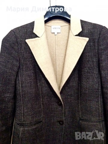 Armani Collezioni сако/ блейзер Вълна, снимка 6 - Сака - 38948285