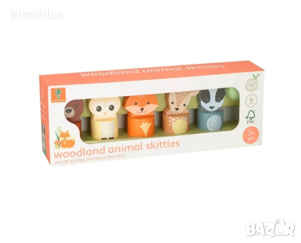 Детски дървен боулинг , снимка 2 - Други - 50551714