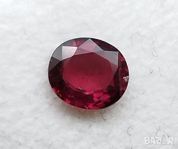 Естествен рубин с лилавеещо червено и тегло 0.85кт! Сертификат! Нов!, снимка 10 - Други - 47297955