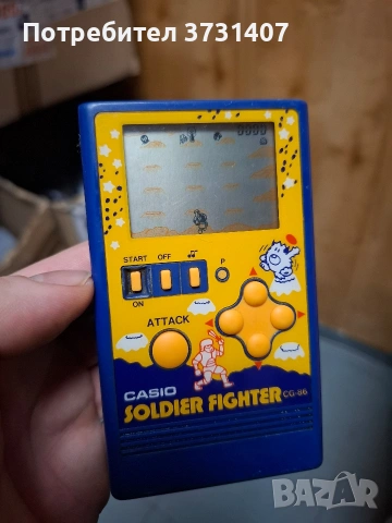 Японска ретро електронна игра Casio “Soldier Fighter”, снимка 3 - Други игри и конзоли - 54170985