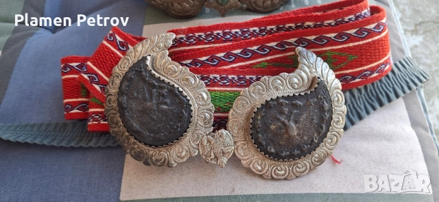 сребърни български пафти /3 броя/, снимка 12 - Антикварни и старинни предмети - 51269822