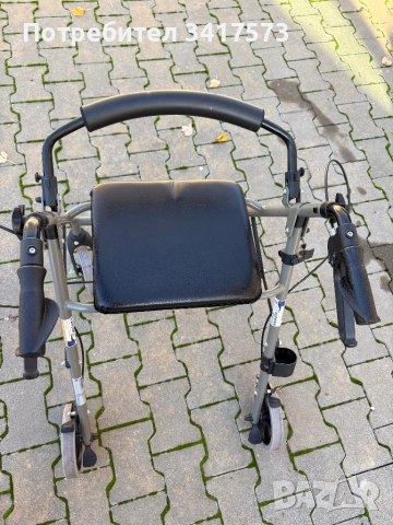 Сгъваема алуминиева проходилка ролатор за възрастни, оперирани, за трудно движещи се хора., снимка 3 - Други услуги - 52256223