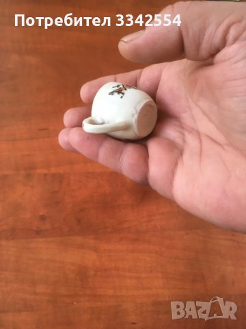 ЧАША ЧАШКА ПОРЦЕЛАН БЪЛГАРИЯ ОТ СОЦА ЗА РАКИЙКА, снимка 2 - Антикварни и старинни предмети - 36618342