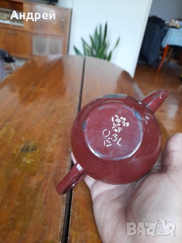 Стар емайлиран чайник #23, снимка 6 - Антикварни и старинни предмети - 42923806