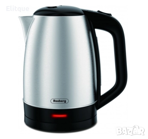 Електрическа кана Rosberg R51230N, 1800W, 1.7л., Корпус неръжд. стомана, S/S, 2 ГОДИНИ ГАРАНЦИЯ, снимка 2 - Друга електроника - 52888933
