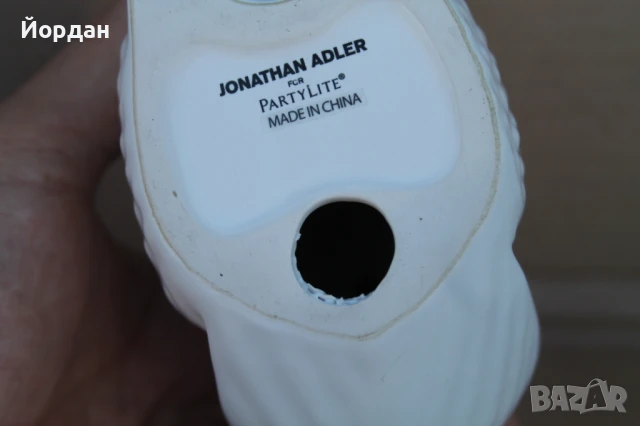Немски порцеланов свещник ''Jonathan Adler'', снимка 7 - Антикварни и старинни предмети - 51107894