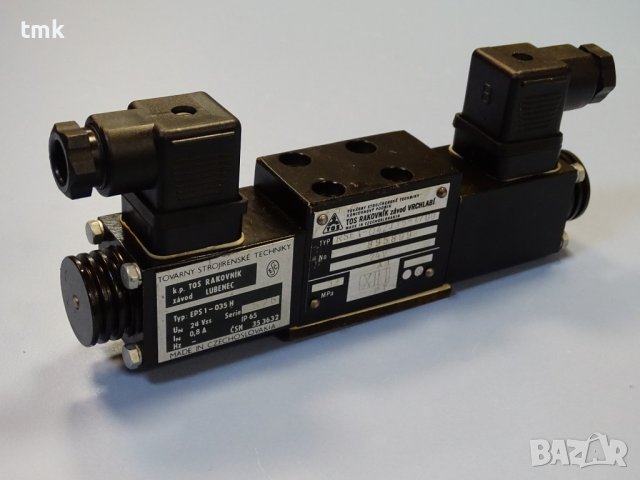 Хидравличен разпределител TOS RSE 1-042J15-1700 24VDC solenoid hidraulic valve, снимка 2 - Резервни части за машини - 42889370