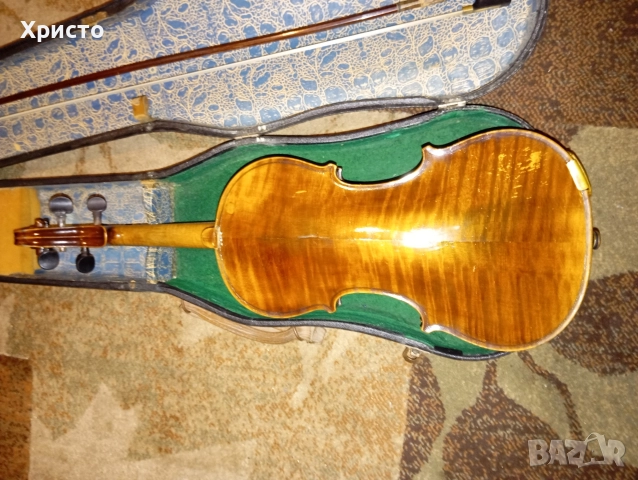 Стара колекционерска цигулка., снимка 4 - Антикварни и старинни предмети - 52679976