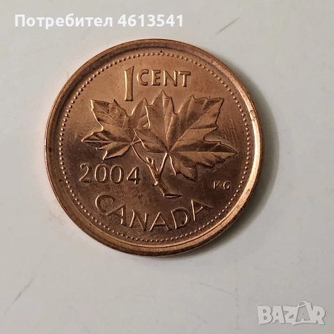 1цент от 2004г