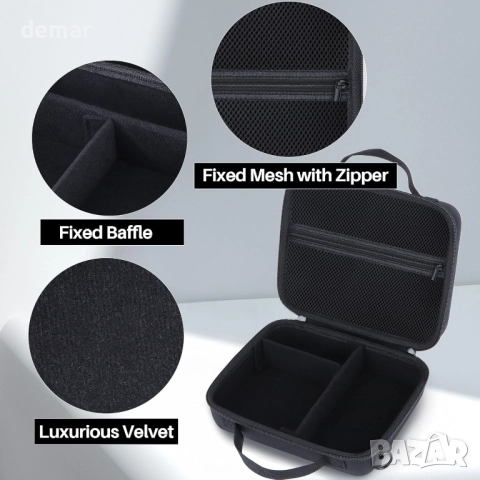 Твърд калъф Lebakort за фотоапарат Canon EOS 2000D/800D/R100/R50/R5/R6 Mark II/R7/R8/90D/5D Mark IV, снимка 4 - Фотоапарати - 51734713