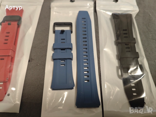 Силиконови каишки за часовник 22 мм., снимка 5 - Каишки за часовници - 54063439