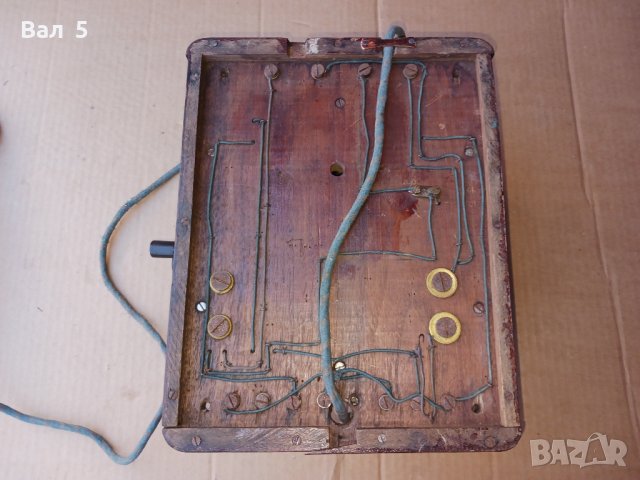 100 годишен френски стенен дървен телефон .  РЯДЪК, снимка 10 - Антикварни и старинни предмети - 44325322