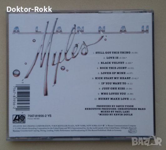 Alannah Myles – Alannah Myles (1989) cd, снимка 2 - CD дискове - 42211426