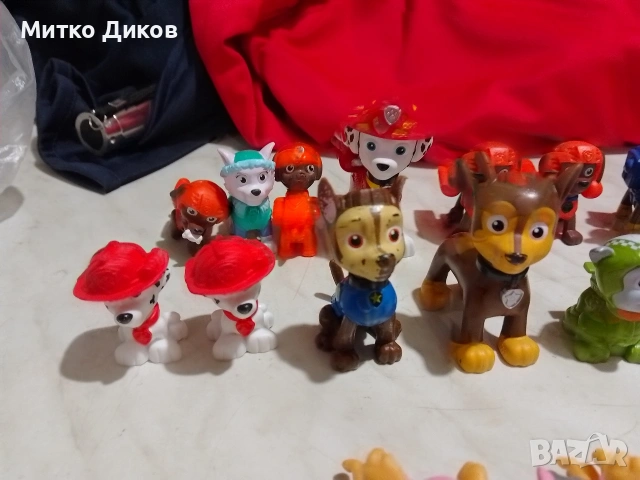 колекция от малки фигурки на героите от анимационния сериал "Пес Патрул" (Paw Patrol). , снимка 3 - Фигурки - 53902205