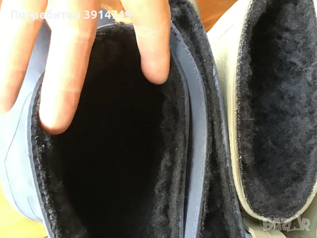 Ботуши гумени стил Wellington,хастар шерпа, дълбок грайфер, дишаща стелка, топли и защитни, 38, НОВИ, снимка 6 - Дамски ботуши - 47912997