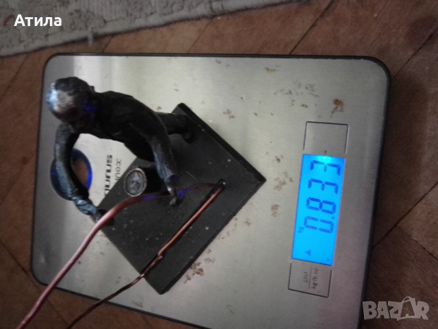 скулптура бронз 11/11 см, снимка 6 - Декорация за дома - 51431727