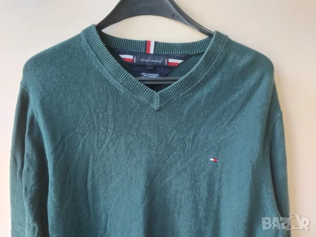 Tommy Hilfiger - 100% оригинален мъжки пуловер, снимка 2 - Пуловери - 56300730