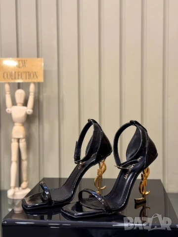 сандали на ток YSL saint laurent 