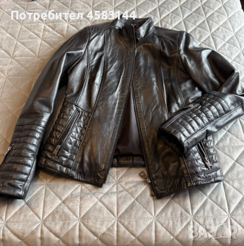 Черно кожено яке, снимка 1