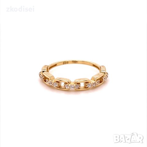 Златен дамски пръстен 2,43гр. размер:57 14кр. проба:585 модел:20063-2